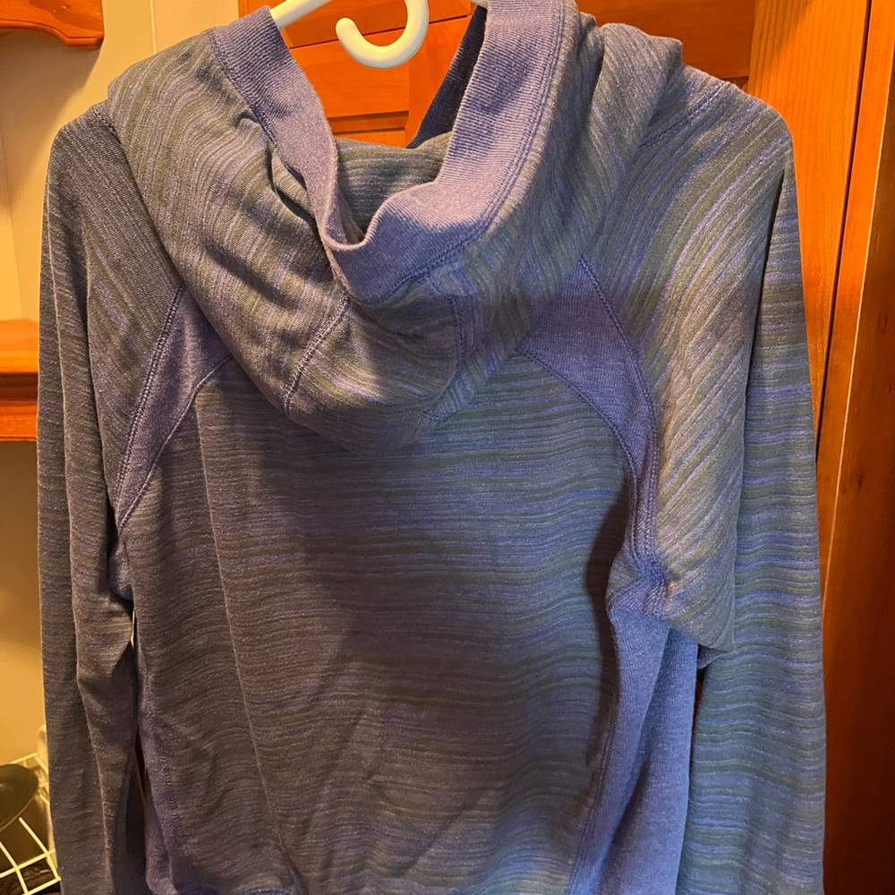 Women's Blue Hooded Sweater